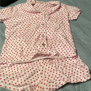 roller rabbit heart pajamas